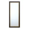 Black & Gold Framed Wall Mirror, 24x58 -Home Decor Shop black gold framed wall mirror 24x58 1