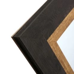 Black & Gold Framed Wall Mirror, 24x58 -Home Decor Shop black gold framed wall mirror 24x58 5