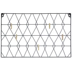 Black Metal Rectangle Collage Clip Frame, 19"