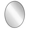 Black Oval Wall Mirror, 24x32 -Home Decor Shop black oval wall mirror 24x32 1
