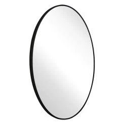 Black Oval Wall Mirror, 24x32 -Home Decor Shop black oval wall mirror 24x32 3