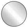 Black Round Wall Mirror, 24" -Home Decor Shop black round wall mirror 24