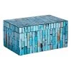 Blue Mosaic Box, 8x5 -Home Decor Shop blue mosaic box 8x5 1