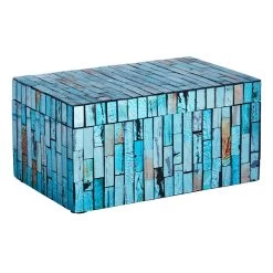 Blue Mosaic Box, 8x5