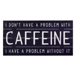 Caffeine Wall Art, 24x12