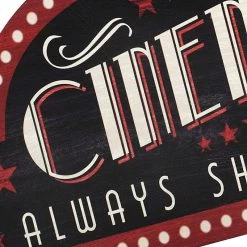 Cinema Flatbed Printed Cutout Wall Decor, 24x12 -Home Decor Shop cinema flatbed printed cutout wall decor 24x12 6