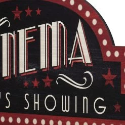 Cinema Flatbed Printed Cutout Wall Decor, 24x12 -Home Decor Shop cinema flatbed printed cutout wall decor 24x12 7