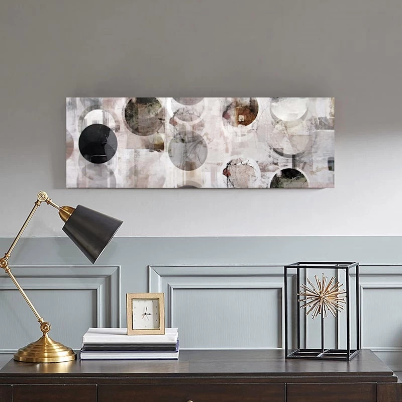 Circular Directions Canvas Wall Art, 36x12 4 Circular Directions Canvas Wall Art, 36x12 - Image 2