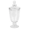 Clear Glass Apothecary Jar, 10.5" 1 Clear Glass Apothecary Jar, 10.5" -Home Decor Shop clear glass apothecary jar 10.5