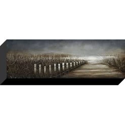 Coastal Path Enhanced Canvas Wall Art, 12x36