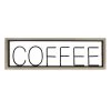 Coffee Metal & Wood Framed Wall Art, 8x24 -Home Decor Shop coffee metal wood framed wall art 8x24 1