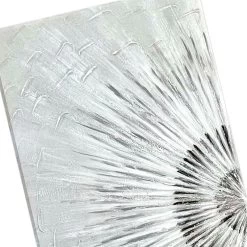 Crosby St 2-Piece Textured Silver Starburst Canvas Wall Art, 24x48 -Home Decor Shop crosby st 2 piece textured silver starburst canvas wall art 24x48 3