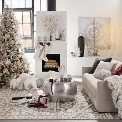 Crosby St 2-Piece Textured Silver Starburst Canvas Wall Art, 24x48 -Home Decor Shop crosby st 2 piece textured silver starburst canvas wall art 24x48 5