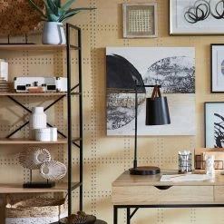 Crosby St Black Foiled Abstract Canvas Wall Art, 30" 7 Crosby St Black Foiled Abstract Canvas Wall Art, 30" -Home Decor Shop crosby st black foiled abstract canvas wall art 30 2