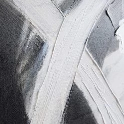 Crosby St Black & White Abstract Hand Canvas Wall Art, 35x48 14 Crosby St Black & White Abstract Hand Canvas Wall Art, 35x48 -Home Decor Shop crosby st black white abstract hand canvas wall art 35x48 4