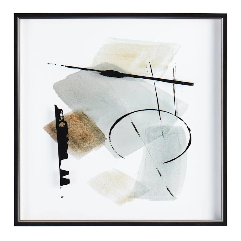 Crosby St Framed Abstract Canvas Wall Art, 25" 3 Crosby St Framed Abstract Canvas Wall Art, 25"