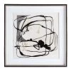 Crosby St Glass Framed Abstract Print Wall Art, 25" -Home Decor Shop crosby st glass framed abstract print wall art 25