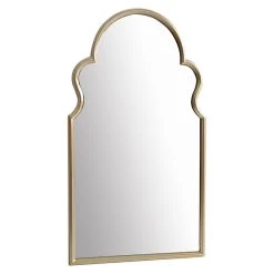 Crosby St Gold Metal Framed Princess Studio Wall Mirror, 20x36
