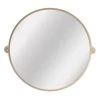 Crosby St Gold Metal Studio Round Wall Mirror, 24" 1 Crosby St Gold Metal Studio Round Wall Mirror, 24" -Home Decor Shop crosby st gold metal studio round wall mirror 24