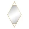 Diamond Shaped Wall Mirror, 17x32