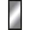 Distressed Black Bevel Mirror, 29x63