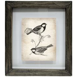 Distressed Black Float Wall Frame, 13x15