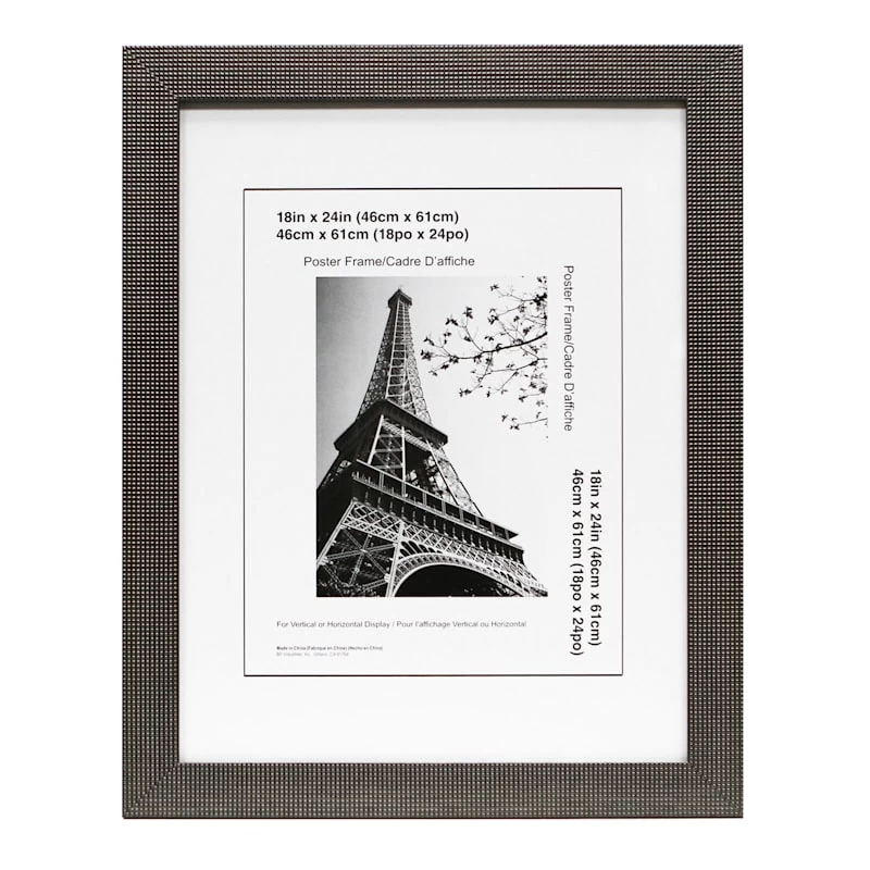 Dotty Pewter Poster Frame, 18x24 3 Dotty Pewter Poster Frame, 18x24