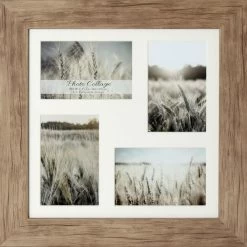 Driftwood Farmhouse With Matted Frame, 12"