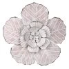 Embossed Pink Metal Flower Wall Decor, 10" -Home Decor Shop embossed pink metal flower wall decor 10