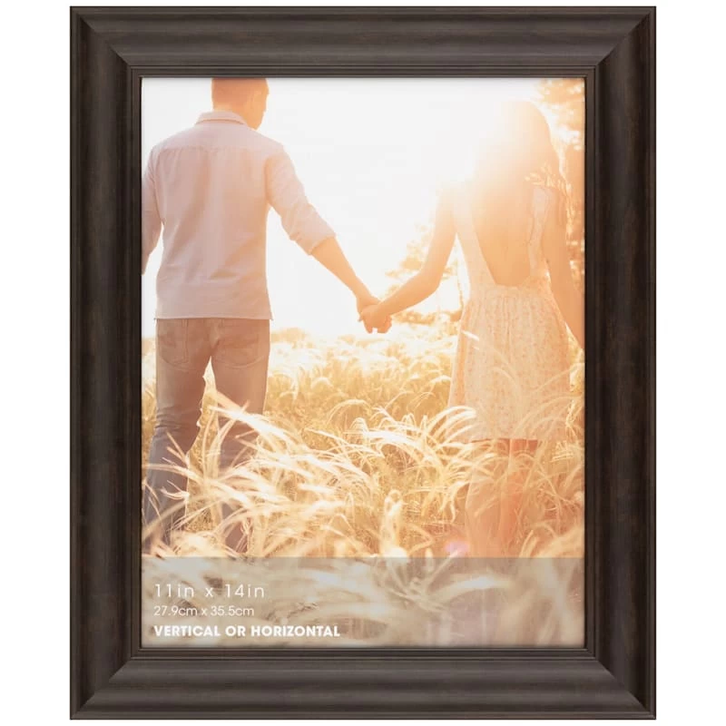 Espresso Scoop Profile Wall Frame, 11x14 3 Espresso Scoop Profile Wall Frame, 11x14
