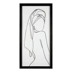 Female Bath Wall Art, 10x20
