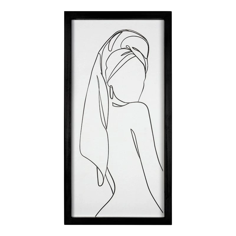 Female Bath Wall Art, 10x20 3 Female Bath Wall Art, 10x20