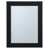 Flat Black Framed Wall Mirror, 22x28 1 Flat Black Framed Wall Mirror, 22x28 -Home Decor Shop flat black framed wall mirror 22x28 1