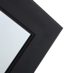 Flat Black Framed Wall Mirror, 22x28 8 Flat Black Framed Wall Mirror, 22x28 -Home Decor Shop flat black framed wall mirror 22x28 3