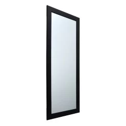 Flat Black Framed Wall Mirror, 24x58 -Home Decor Shop flat black framed wall mirror 24x58 3