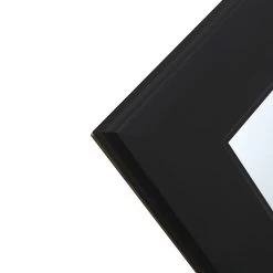 Flat Black Framed Wall Mirror, 24x58 -Home Decor Shop flat black framed wall mirror 24x58 5