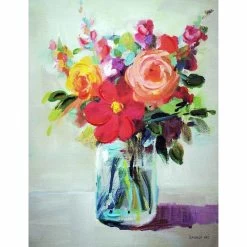 Floral Canvas Wall Art, 12x16