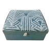 Found & Fable Blue Fabric Box, 4x7 -Home Decor Shop found fable blue fabric box 4x7 1