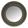 Found & Fable Gold Scalloped Framed Round Wall Mirror, 22" -Home Decor Shop found fable gold scalloped framed round wall mirror 22