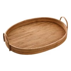 Found & Fable Natural Wood Tray, 16"