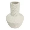 Found & Fable White Hammered Ceramic Vase, 8" 1 Found & Fable White Hammered Ceramic Vase, 8" -Home Decor Shop found fable white hammered ceramic vase 8