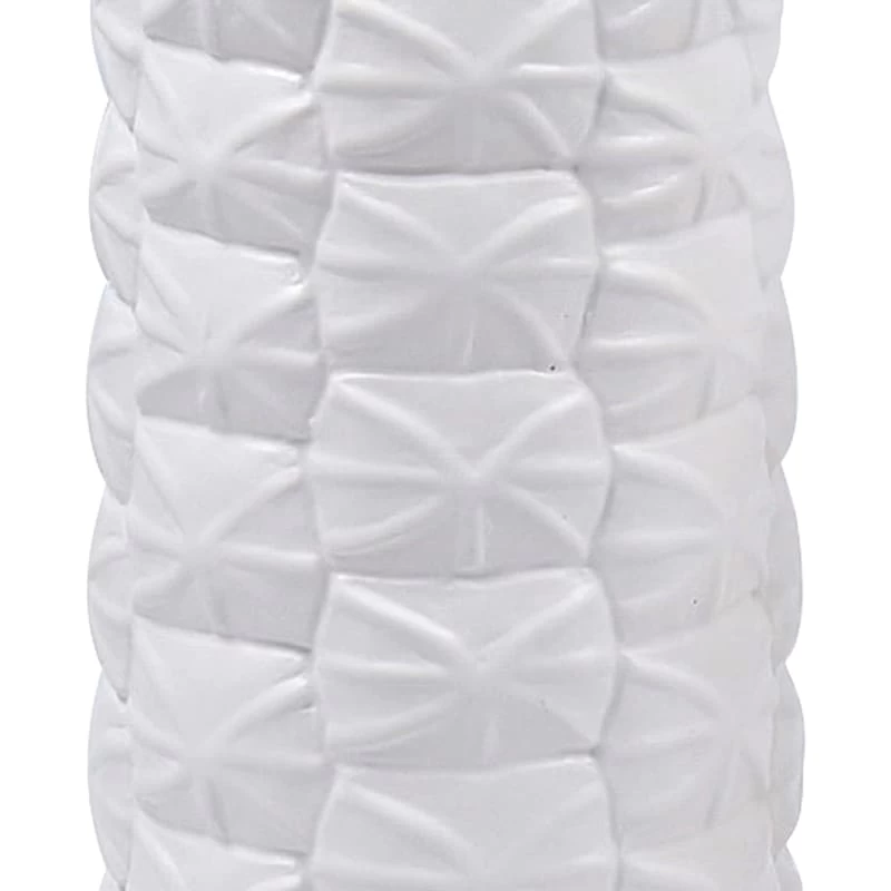Found & Fable White Origami Design Ceramic Vase, 10.5" 4 Found & Fable White Origami Design Ceramic Vase, 10.5" - Image 2