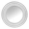Found & Fable White & Silver Round Wall Mirror, 22" -Home Decor Shop found fable white silver round wall mirror 22