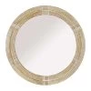 Found & Fable Wood Framed Round Wall Mirror, 34" 1 Found & Fable Wood Framed Round Wall Mirror, 34" -Home Decor Shop found fable wood framed round wall mirror 34