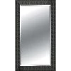 Framed Black Floor Mirror, 32x66 -Home Decor Shop framed black floor mirror 32x66 1