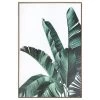 Framed Botanical Leaf Canvas Wall Art, 24x36 -Home Decor Shop framed botanical leaf canvas wall art 24x36 1