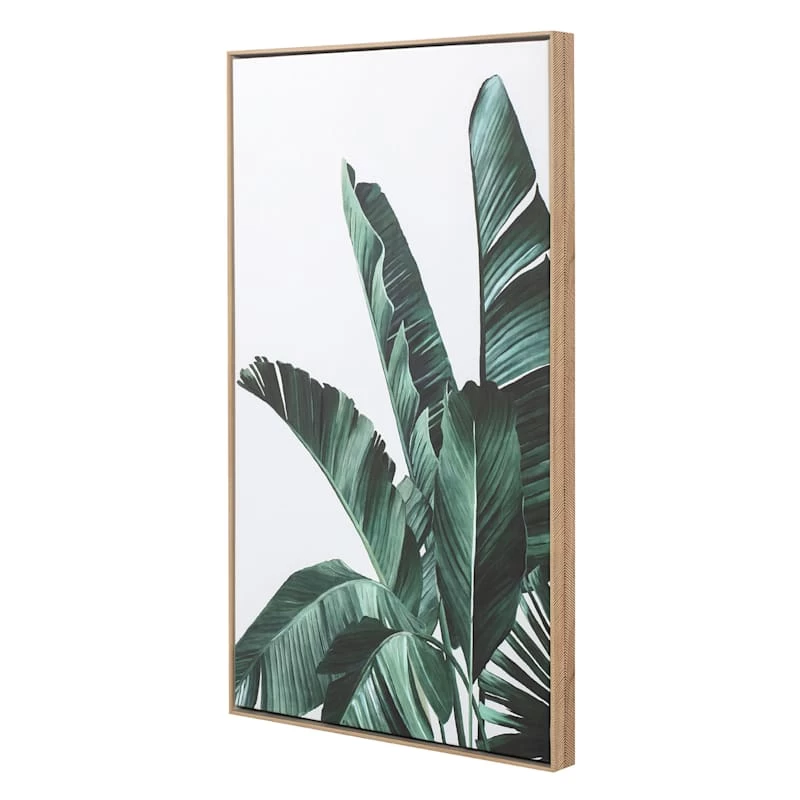 Framed Botanical Leaf Canvas Wall Art, 24x36 4 Framed Botanical Leaf Canvas Wall Art, 24x36 - Image 2
