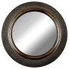 Framed Bronze Woven Embossed Wall Mirror, 16" -Home Decor Shop framed bronze woven embossed wall mirror 16