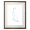 Framed Figurative Nude Contour Wall Art, 17x21 2 Framed Figurative Nude Contour Wall Art, 17x21 -Home Decor Shop framed figurative nude contour wall art 17x21 1