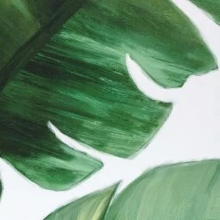 Framed Leaf Canvas Wall Art, 36x24 -Home Decor Shop framed leaf canvas wall art 36x24 3